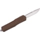 GLFA Smooth Spring Assisted OTF Knife, Smooth Blade, Buck Brown, 7", GL-KSM-SMT BUK