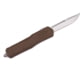 GLFA Smooth Spring Assisted OTF Knife, Smooth Blade, Buck Brown, 8", GL-KMD-SMT BUK