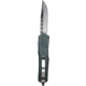 GLFA Smooth Spring Assisted OTF Knife, Smooth Blade, Charcoal Green, 8", GL-KMD-SMT CHG