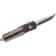GLFA Smooth Spring Assisted OTF Knife, Smooth Blade, FDE and Black, 7", GL-KSM-SMT F-DST