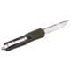 GLFA Smooth Spring Assisted OTF Knife, Smooth Blade, Green and Black, 8", GL-KMD-SMT P-GRN