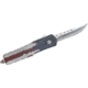 GLFA Smooth Spring Assisted OTF Knife, Smooth Blade, Red White and Blue, 8", GL-KMD-SMT F-AMF