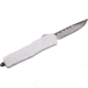 GLFA Smooth Spring Assisted OTF Knife, Smooth Blade, White, 7", GL-KSM-SMT WHT