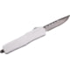 GLFA Smooth Spring Assisted OTF Knife, Smooth Blade, White, 7", GL-KSM-SMT WHT