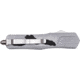 GLFA Smooth Spring Assisted OTF Knife, Smooth Blade, White and Black, 8", GL-KMD-SMT P-SNO