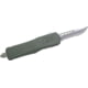 GLFA Spring Assisted OTF Knife, Serrated Blade, Charcoal Green, 7", GL-KSM-SRT CHG