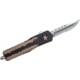 GLFA Spring Assisted OTF Knife, Serrated Blade, FDE and Black, 8", GL-KMD-SRT F-DST