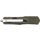 GLFA Spring Assisted OTF Knife, Serrated Blade, Green and Black, 8", GL-KMD-SRT P-GRN