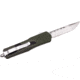 GLFA Spring Assisted OTF Knife, Serrated Blade, Green and Black, 8", GL-KMD-SRT P-GRN