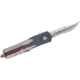 GLFA Spring Assisted OTF Knife, Serrated Blade, Red White and Blue, 8", GL-KMD-SRT F-AMF