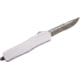 GLFA Spring Assisted OTF Knife, Serrated Blade, White, 7", GL-KSM-SRT WHT