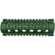 Global Military Gear AR15/M4 Aluminum Quad Rail - OD Green GM-QR1-OD
