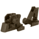 Global Military Gear A2 Style Sights, AR15/M4, Set, Tan, GM-FRS1-T