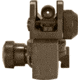 Global Military Gear A2 Style Sights, AR15/M4, Rear Sight Only, Tan, GM-RS1-T
