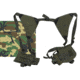 Global Military Gear Shoulder Tactical Holster w/ Double Mag Pouch, Woodland Camo - Full Size Autos 