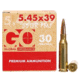 Global Ordnance 5.45x39mm, 55 grain, Full Metal Jacket, 30 Rounds Rifle Ammo, GO197892005456