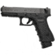 Glock 18C Pistol, 9mm Luger, 4.49in barrel, polymer frame, integrated polymer grip, selective-fire auto/semi-auto, fixed, white dot front, white square U rear, 17 round magazine, G18C-FRRMPG