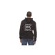 Glock Hoodie w/Imprint - Mens, Black/White, Small, AA12001