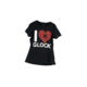 Glock Women Short Sleeve &quot;I Love Glocks&quot; Shirt, Black, XL, GLAP95134