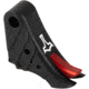 Glockmeister TYR Glock Gen 1-4 Trigger, Anodized, Black Shoe/Red Safety, TYRBLREDS