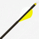 Gold Tip Hunter Pro Arrow 400 4 Fletch, Black, Pack of 6, HPRO400A2746