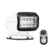 GoLight Radioray GT Series LED Permanent Mount Searchlight w/ Wireless Handheld Remote, White, 20004GT