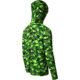 Googan Squad Green Fish Camo Hooded Long-Sleeve Shirt - Mens, 3XL, GS007-3X