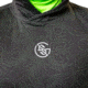 Googan Squad Midnight Topo Hooded Long-Sleeve Shirt w/Green Gaiter - Mens, X-Large, GS009-XL