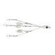 Googan Squad Shad Wagon Rig 3 Wire - 3 Blade, Mondo Shad, 10-14-GGS-10000C