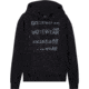 Gorewear GOREWEAR Mens Fracture Logo Hoodie in Black XL Regular fit, 101354-9900-XXL