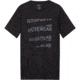 Gorewear GOREWEAR Mens Fracture Logo Tee in Black Large Regular fit, 101353-9900-XL