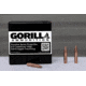 Gorilla Ammunition Rifle Bullets, 6.5mm Creedmoor, 130 Grain, Solid Copper Fracturing Projectiles, Not Loaded Ammo, 50 Bullets, gpf-126815