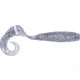 GOT-CHA Curltail Grub Curltail Grub, 4" Clear/Silver Flake, 20/Pack, H4CT20-OS