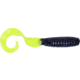 GOT-CHA Curltail Grub Curltail Grub, 4" Junebug/Chartreuse Silver Flake Tail, 20/Pack, H4CT20-36