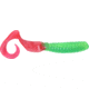 GOT-CHA Curltail Grub Curltail Grub 4", Lime Green Firetail, 20/Pack, H4CT20-126