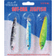 GOT-CHA Jigfish Lure, 3in 1 1/2 oz, Sz 4 Treble Hook, 3 per Pack, Includes JF15-BTS, JF15-BYS, JF15-GCO, JF15-3PK