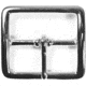 Gould & Goodrich Pants Belt Buckle, Nickel, Nickel, 125-G