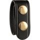 Gould &amp; Goodrich Hidden Cuff Key Belt Keeper, Brass, Black, B127BR