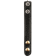 Gould &amp; Goodrich Hidden Cuff Key Belt Keeper, Brass, Black, B127BR
