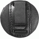 Gould &amp; Goodrich Leather Clip-On Badge Holder, Black, B407
