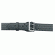 Gould &amp; Goodrich Leather Lined Duty Belt, 4 Row Stitched, 38, Nickel Buckle, Black, B59-38FL4R