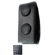 Gould &amp; Goodrich Belt Keeper, Double Snap, Place on Belt up to 2-1/4 in, Black Weave, L76W