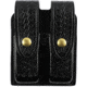 Gould &amp; Goodrich K-Force Double Magazine Case, Brass Snap - Glock 20, H&amp;K USP, Black Weave, K647-4WBR