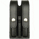 Gould &amp; Goodrich Double Pistol Magazine Case, Glock 17, 22, 31, Nickel, Hi-Gloss, H626-3CL