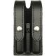 Gould &amp; Goodrich Double Pistol Magazine Case, Glock 17, 22, 31, Nickel, Hi-Gloss, H626-3CL