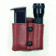 Gould &amp; Goodrich Flashlight/Mag Case Combo, H&amp;K P2000, P2000SK, P30 &amp; Similar, Right Hand, Chestnut Brown, 860-3