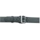 Gould &amp; Goodrich E-Z Fully Lined Slide Duty Belt, 24, Nickel, Hi-Gloss, H49-24CL