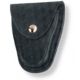 Gould &amp; Goodrich Polymer Laminate Handcuff Case, Brass Snap, Black Weave, K70WBR