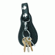 Gould & Goodrich K-Force Key Strap w/Flap, Nickel, Black, K72