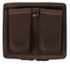 Gould &amp; Goodrich Open Top Double Magazine Cases, Dark Brown, Glock 20, Molded Hardware, XMDB617-4
